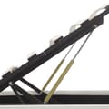 Miniatyrbillede 7 af 8: vidaXL hydraulisk opbevaringsseng med LED 180x200 cm kunstlæder hvid