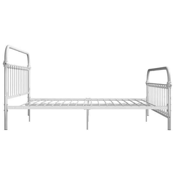vidaXL sengestel 180x200 cm metal hvid change1