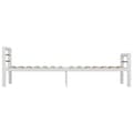 Miniatyrbilde 4 av 6: vidaXL Seng/Sengeramme hvit og svart metall 90x200 cm change1
