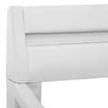 Miniatyrbillede 7 af 9: vidaXL sengestel med LED 140 x 200 cm kunstlæder hvid change1
