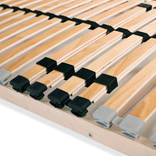 vidaXL Sängyn sälepohjat 2 kpl 28 säleellä 7 vyöhykettä 90x200 cm