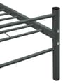 Pikkukuva 5 / 7: vidaXL Sängynrunko/sänky harmaa metalli 120x200 cm