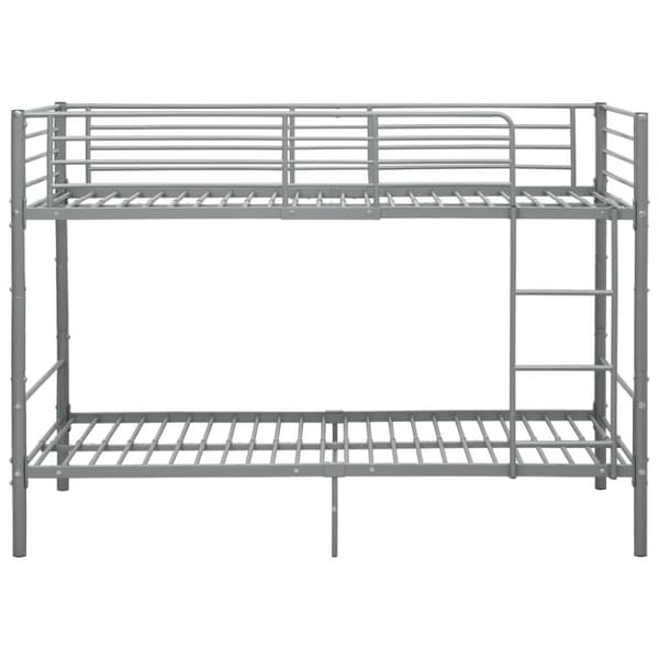 vidaXL Kerrossänky harmaa metalli 90x200 cm