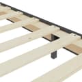 Miniatyrbillede 8 af 11: vidaXL seng med boxmadras 90x200 cm stof mørkegrå