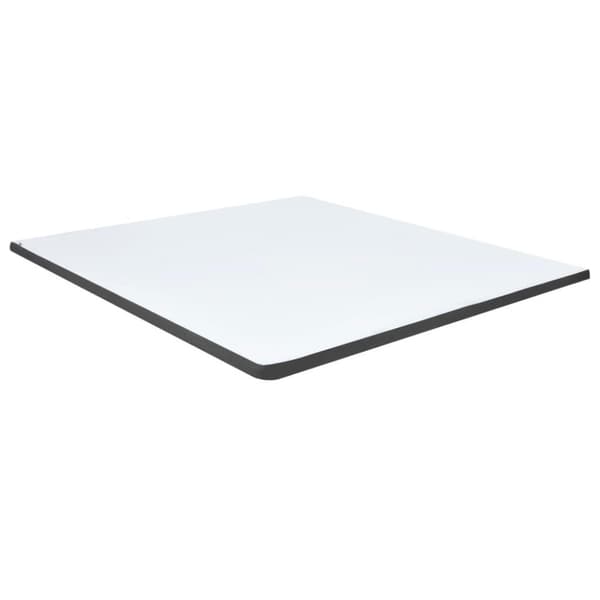 vidaXL seng med boxmadras 160x200 cm stof mørkegrå