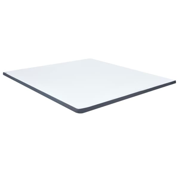 vidaXL seng med boxmadras 180x200 cm stof mørkegrå