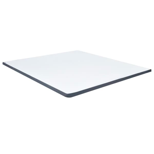 vidaXL seng med boxmadras 180x200 cm stof mørkegrå