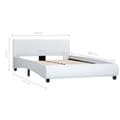 Miniatyrbillede 7 af 7: vidaXL sengestel 140 x 200 cm kunstlæder hvid change1