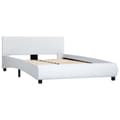Miniatyrbillede 2 af 7: vidaXL sengestel 140 x 200 cm kunstlæder hvid change1