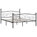 Miniatyrbilde 2 av 5: vidaXL Seng/Sengeramme med spilebase svart metall 180x200 cm change1