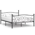 Miniatyrbilde 1 av 5: vidaXL Seng/Sengeramme med spilebase svart metall 180x200 cm change1
