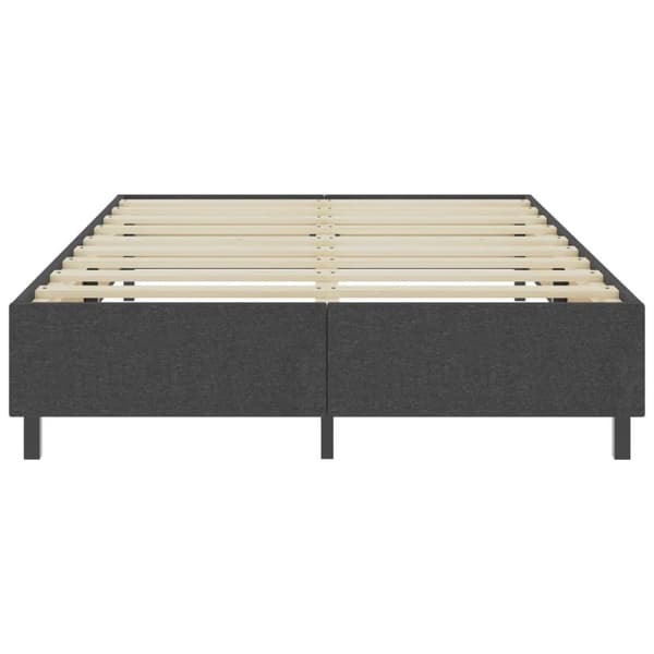vidaXL sengestel til boxmadras 140x200 cm stof grå change1