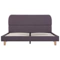 Miniatyrbilde 3 av 7: vidaXL Seng/Sengeramme uten Madrass Taupe Stoff 135x190 cm change1