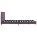 Miniatyrbilde 4 av 7: vidaXL Seng/Sengeramme uten Madrass Taupe Stoff 135x190 cm change1