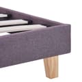Miniatyrbilde 5 av 7: vidaXL Seng/Sengeramme uten Madrass Taupe Stoff 135x190 cm change1