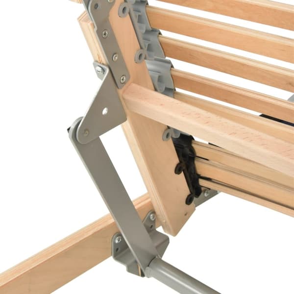 vidaXL lamelbund med elevation 42 lameller 7 zoner 90x200 cm