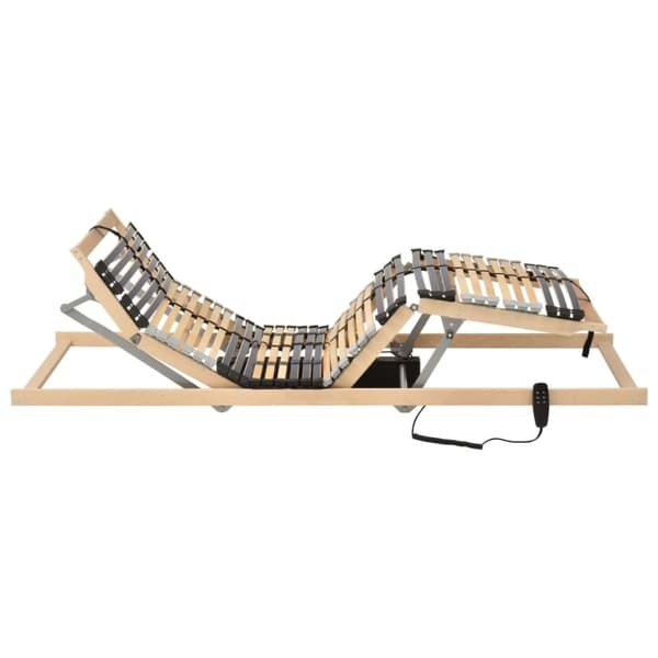 vidaXL Elektrisk ribbotten med 42 ribbor 7 zoner 90x200 cm