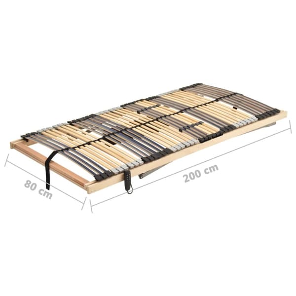 vidaXL Sähkökäyttöinen sälepohja 42 sälettä 7 vyöhykettä 80x200 cm