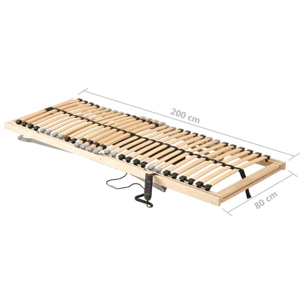 vidaXL Sähkökäyttöinen sälepohja 28 sälettä 7 vyöhykettä 80x200 cm