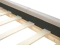 Pikkukuva 8 / 10: Sänky ruskeanharmaa sametti verhoilu 140 x 200 cm sälepohja napitettu sängynpääty moderni tyyli
