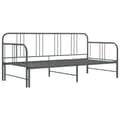 Pikkukuva 4 / 10: vidaXL Vuodesohvan runko harmaa metalli 90x200 cm