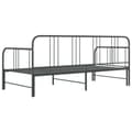 Pikkukuva 7 / 10: vidaXL Vuodesohvan runko harmaa metalli 90x200 cm