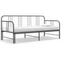 Pikkukuva 1 / 10: vidaXL Vuodesohvan runko harmaa metalli 90x200 cm