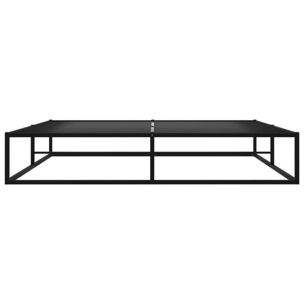 vidaXL Seng/Sengeramme svart metall 200x200 cm change1