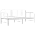 Miniatyrbilde 4 av 10: vidaXL Uttrekkbar ramme til sovesofa hvit metall 90x200 cm