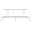 Miniatyrbilde 5 av 10: vidaXL Uttrekkbar ramme til sovesofa hvit metall 90x200 cm