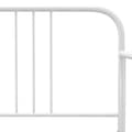 Miniatyrbilde 10 av 10: vidaXL Uttrekkbar ramme til sovesofa hvit metall 90x200 cm