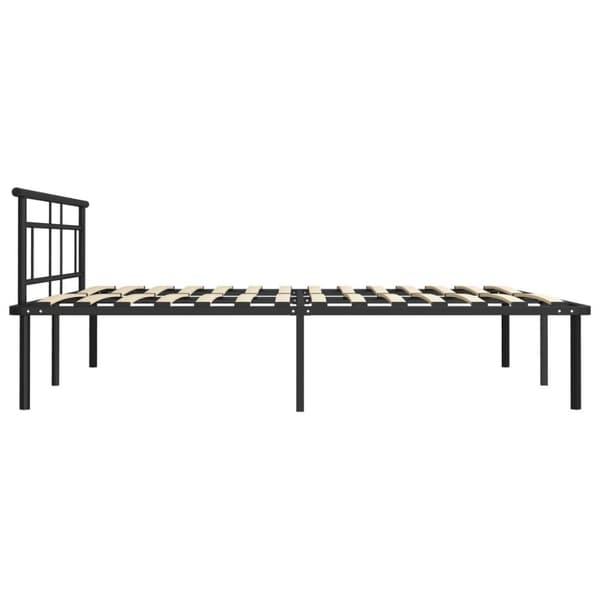 vidaXL sengestel 180x200 cm metal sort change1