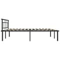 Miniatyrbillede 4 af 6: vidaXL sengestel 180x200 cm metal sort change1