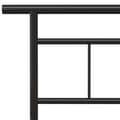 Miniatyrbillede 5 af 6: vidaXL sengestel 180x200 cm metal sort change1