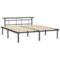 Miniatyrbillede 2 af 6: vidaXL sengestel 180x200 cm metal sort change1