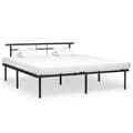 Miniatyrbillede 1 af 6: vidaXL sengestel 180x200 cm metal sort change1