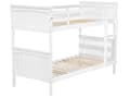 Pikkukuva 7 / 11: Kerrossänky valkoinen 90 x 200 cm mänty vanerisälepohja säilytystila tikkaat moderni skandinaavinen