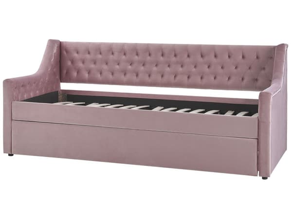 Dagbädd Säng Lamellram Rosa 90 x 200 m Glam