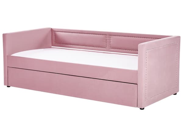 Dagbädd Sängram Rosa Manchester 90 x 200 cm Säng Glam