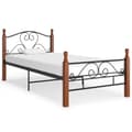 Miniatyrbilde 1 av 7: vidaXL Seng/Sengeramme svart metall 90x200 cm change1