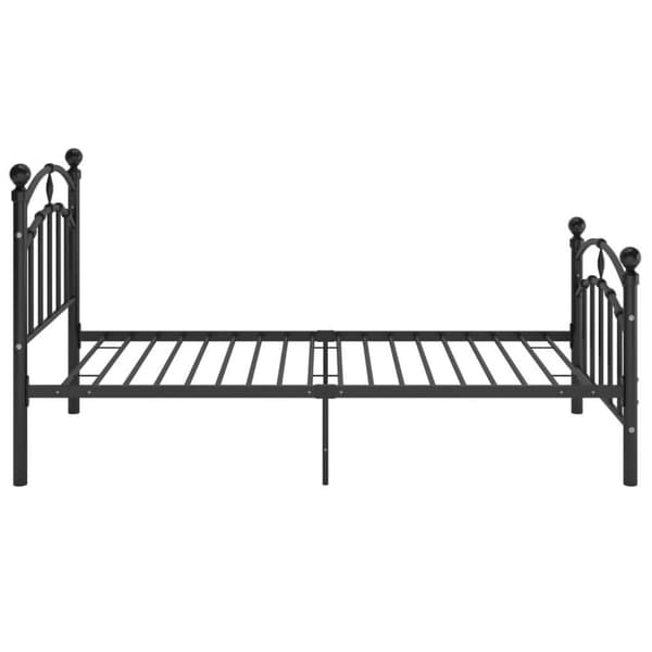 vidaXL Seng/Sengeramme svart metall 100x200 cm change1