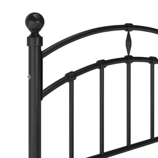 vidaXL Seng/Sengeramme svart metall 100x200 cm change1
