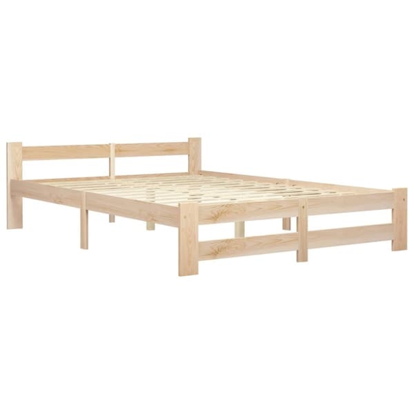 vidaXL Seng/Sengeramme heltre furu 140x200 cm change1