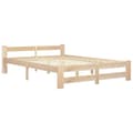 Miniatyrbilde 3 av 7: vidaXL Seng/Sengeramme heltre furu 140x200 cm change1