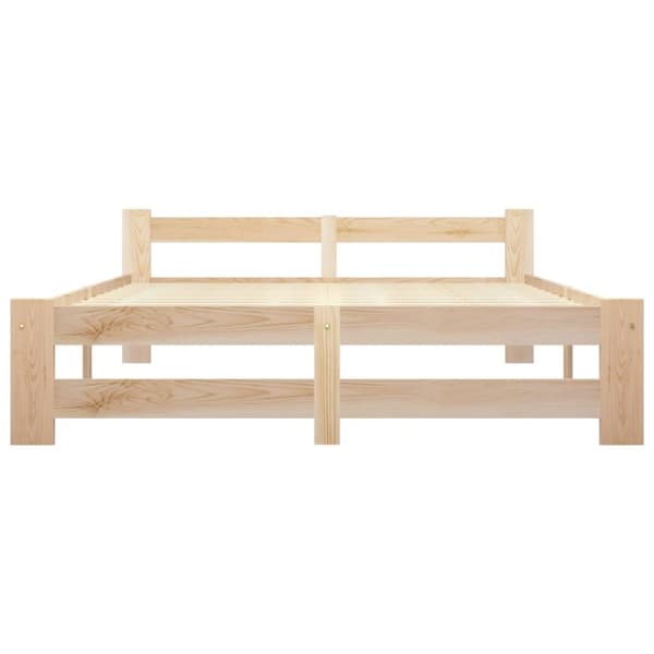 vidaXL Seng/Sengeramme heltre furu 140x200 cm change1