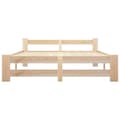 Miniatyrbilde 4 av 7: vidaXL Seng/Sengeramme heltre furu 140x200 cm change1