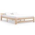 Miniatyrbilde 1 av 7: vidaXL Seng/Sengeramme heltre furu 140x200 cm change1