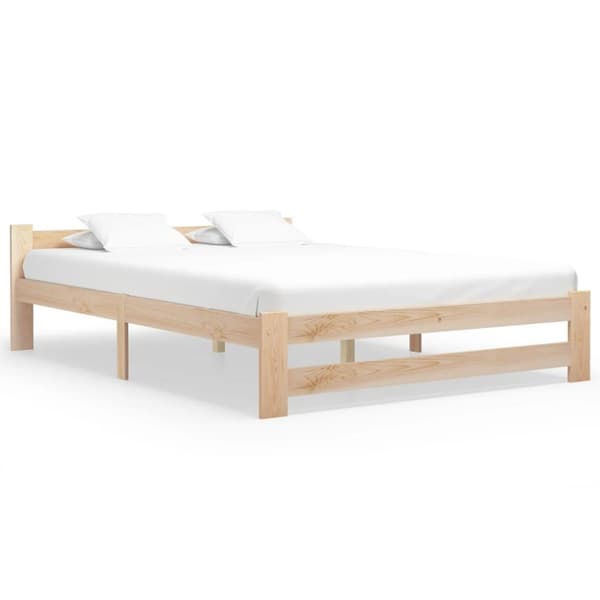 vidaXL Seng/Sengeramme heltre furu 140x200 cm change1