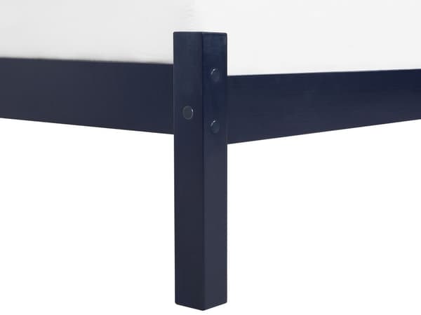 Seng med Ramme Blå Fyrretræ 140 x 200 cm Skandinavisk Stil