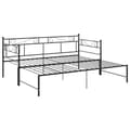 Pikkukuva 6 / 11: vidaXL Vuodesohvan runko musta metalli 90x200 cm